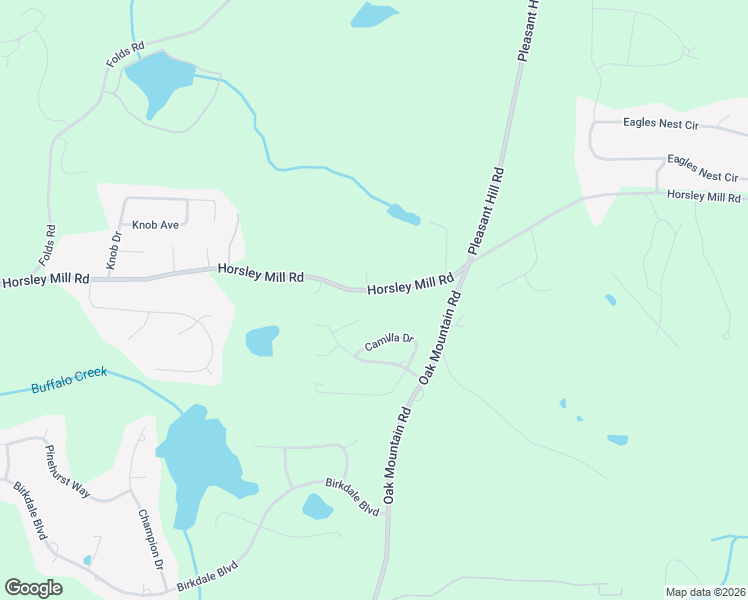 map of restaurants, bars, coffee shops, grocery stores, and more near 981 Horsley Mill Road in Carrollton