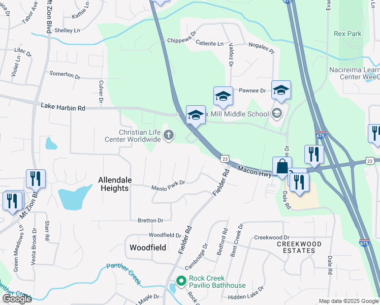6446 Carolyn Court, Rex GA Walk Score