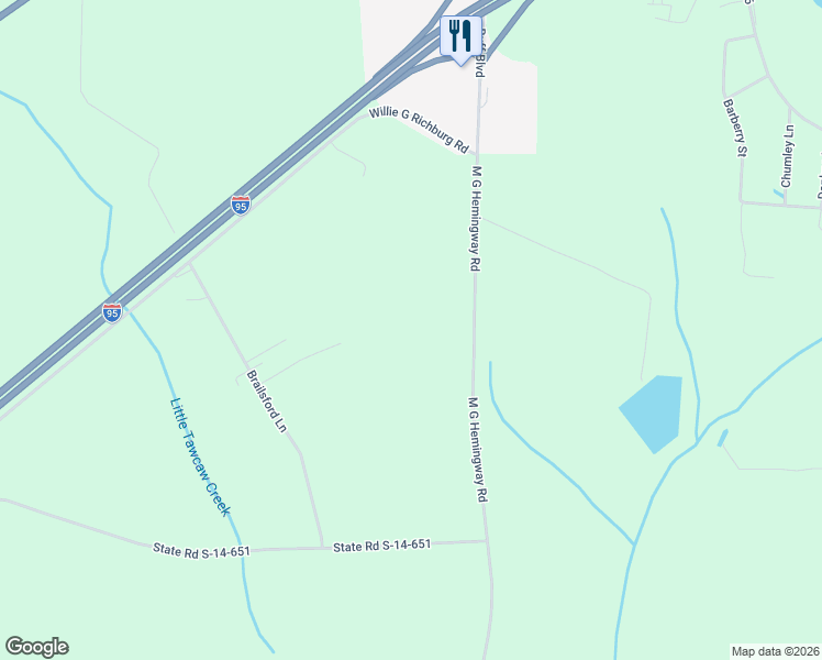 map of restaurants, bars, coffee shops, grocery stores, and more near 2278 M G Hemingway Road in Summerton