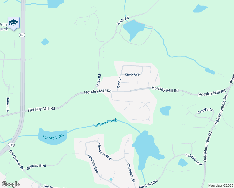 map of restaurants, bars, coffee shops, grocery stores, and more near 639 Horsley Mill Road in Carrollton