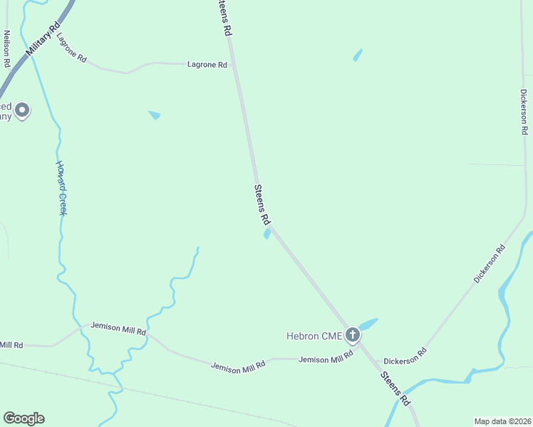 map of restaurants, bars, coffee shops, grocery stores, and more near 210 Dickerson Road in Steens