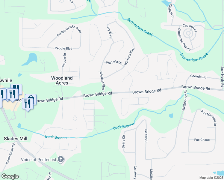 map of restaurants, bars, coffee shops, grocery stores, and more near in 