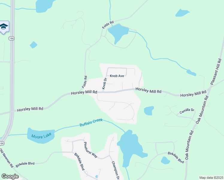 map of restaurants, bars, coffee shops, grocery stores, and more near 680 Horsley Mill Road in Carrollton