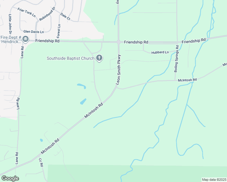 map of restaurants, bars, coffee shops, grocery stores, and more near 6075 Leon Smith Parkway in Oxford