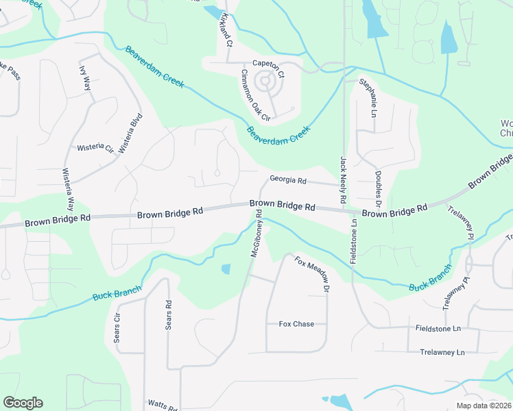 map of restaurants, bars, coffee shops, grocery stores, and more near 13 Georgia Road in Covington
