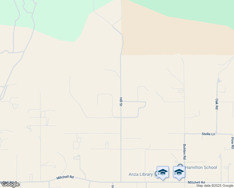 map of restaurants, bars, coffee shops, grocery stores, and more near 37401 Hill Street in Anza