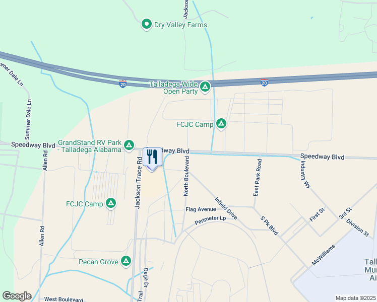 map of restaurants, bars, coffee shops, grocery stores, and more near 3300 Speedway Boulevard in Lincoln