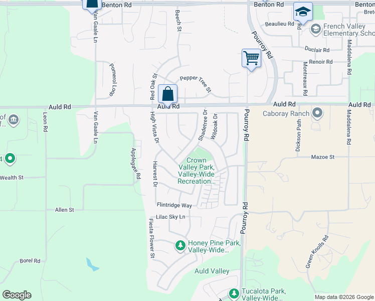 map of restaurants, bars, coffee shops, grocery stores, and more near 37224 Edgemont Drive in Murrieta