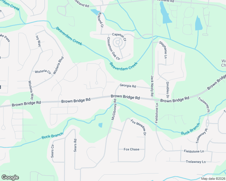 map of restaurants, bars, coffee shops, grocery stores, and more near 13 Georgia Road in Covington