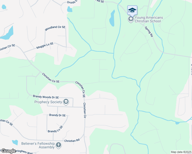 map of restaurants, bars, coffee shops, grocery stores, and more near 1311 North Brandy Shoals Southeast in Conyers