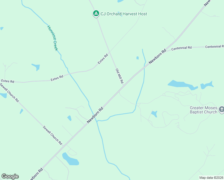 map of restaurants, bars, coffee shops, grocery stores, and more near 2481 Newborn Road in Rutledge
