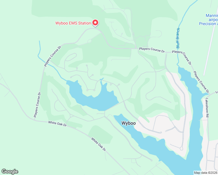 map of restaurants, bars, coffee shops, grocery stores, and more near 131 Ridge Lake Drive in Manning