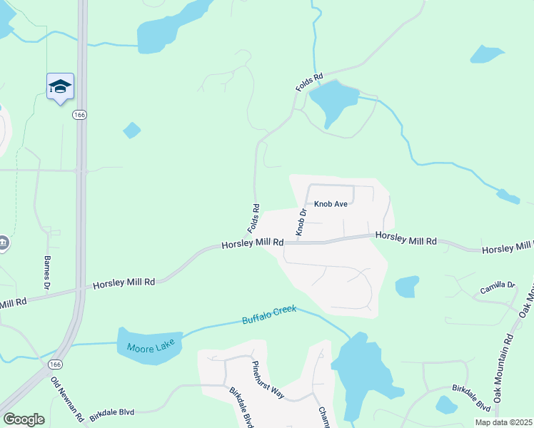 map of restaurants, bars, coffee shops, grocery stores, and more near 61 Folds Road in Carrollton