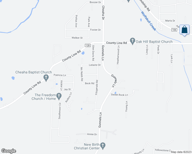 map of restaurants, bars, coffee shops, grocery stores, and more near 2403 Fitzgerald Road in Oxford