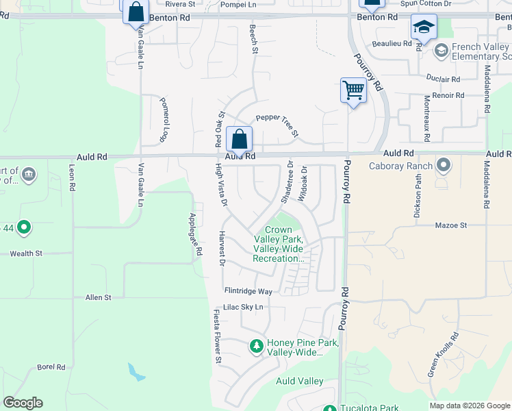 map of restaurants, bars, coffee shops, grocery stores, and more near 37224 Edgemont Drive in Murrieta