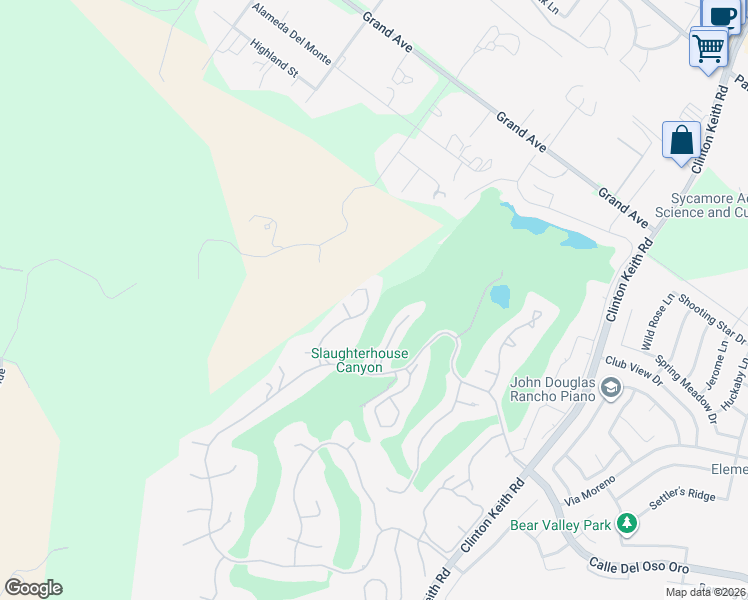 map of restaurants, bars, coffee shops, grocery stores, and more near 38068 Silver Fox Court in Murrieta