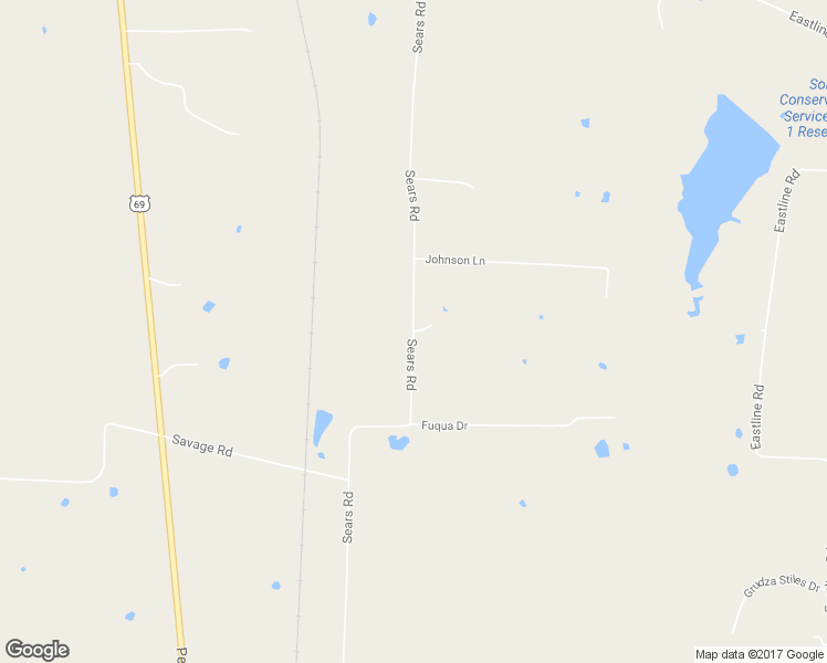 map of restaurants, bars, coffee shops, grocery stores, and more near Sears Road in Bells