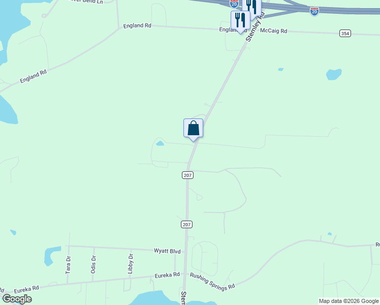 map of restaurants, bars, coffee shops, grocery stores, and more near 11524 Stemley Rd in Lincoln