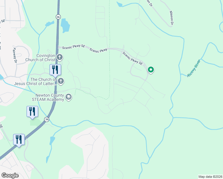 map of restaurants, bars, coffee shops, grocery stores, and more near in Covington