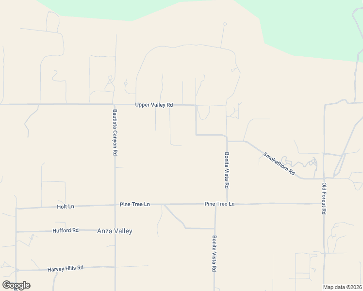 map of restaurants, bars, coffee shops, grocery stores, and more near 37198 Polliwog Road in Anza
