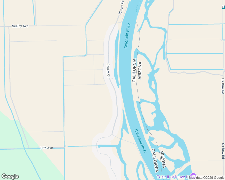 map of restaurants, bars, coffee shops, grocery stores, and more near 1731 Riviera Drive in Blythe