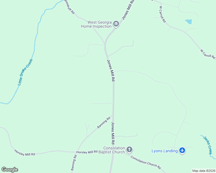 map of restaurants, bars, coffee shops, grocery stores, and more near 3668 Jones Mill Road in Carrollton