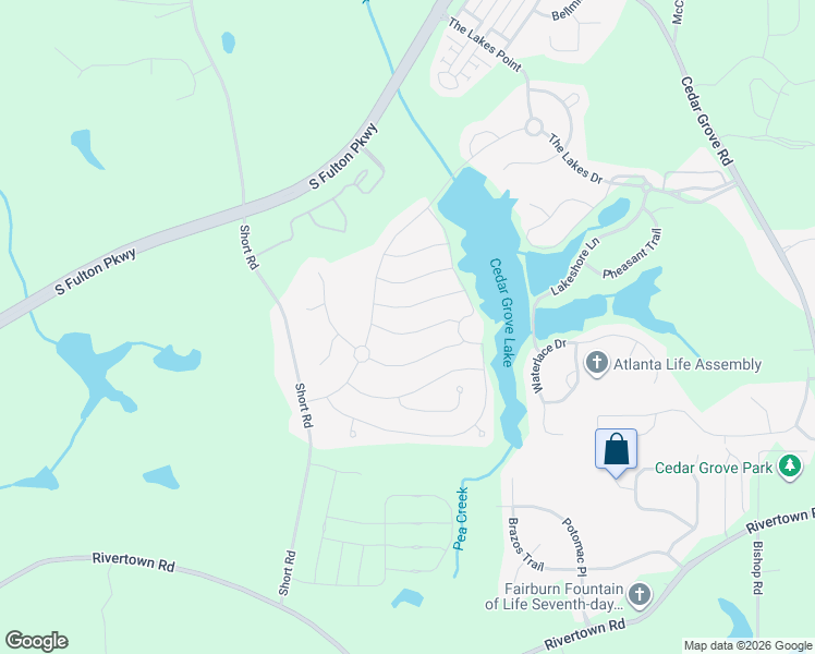 map of restaurants, bars, coffee shops, grocery stores, and more near 8030 Snapwell Drive in Fairburn