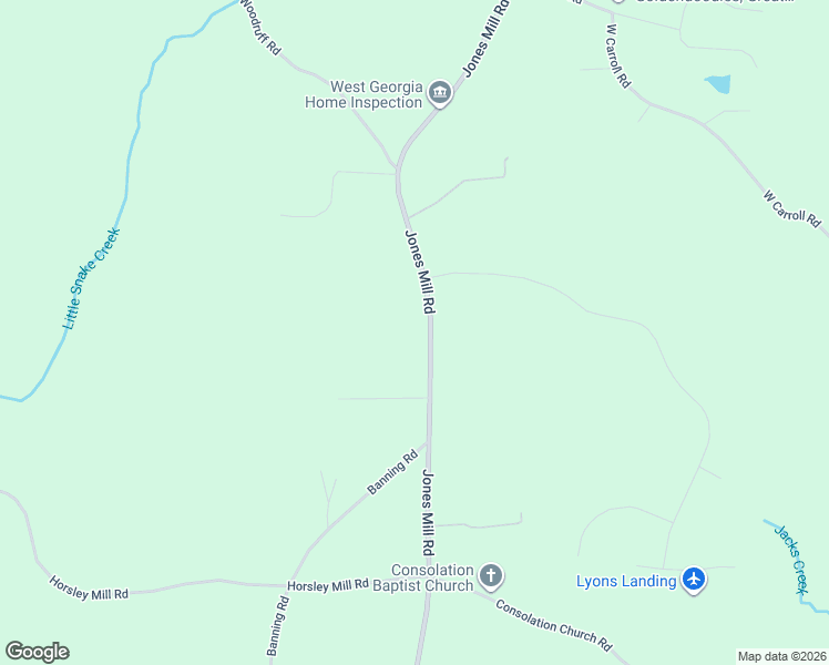 map of restaurants, bars, coffee shops, grocery stores, and more near 3668 Jones Mill Road in Carrollton