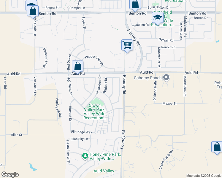map of restaurants, bars, coffee shops, grocery stores, and more near 37103 Running Springs Road in Murrieta