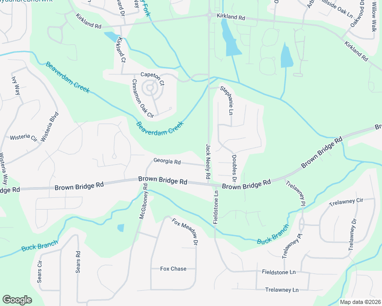 map of restaurants, bars, coffee shops, grocery stores, and more near 85 Georgia Road in Covington