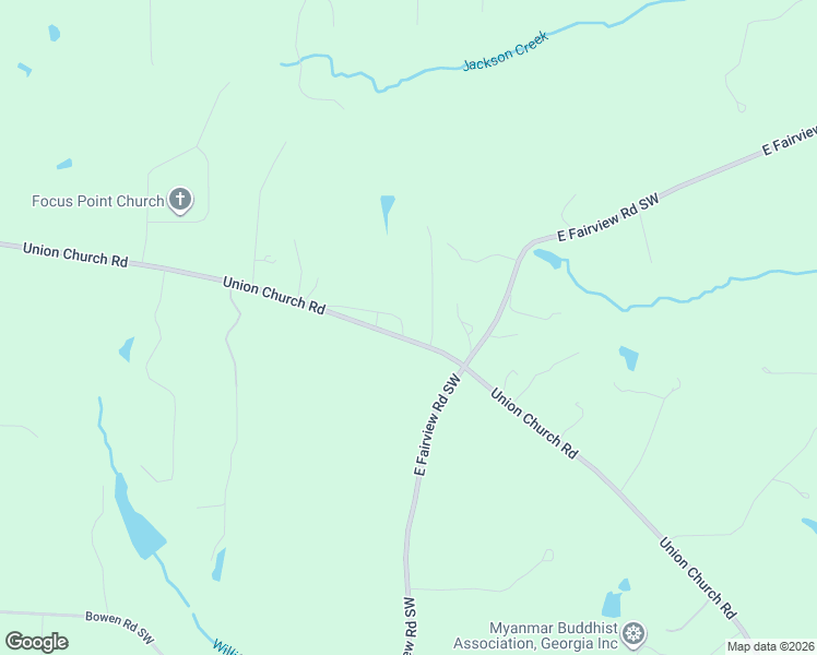 map of restaurants, bars, coffee shops, grocery stores, and more near 4052 Old Union Church Road Southwest in Stockbridge