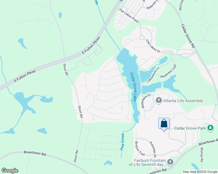 map of restaurants, bars, coffee shops, grocery stores, and more near 8030 Snapwell Drive in Fairburn
