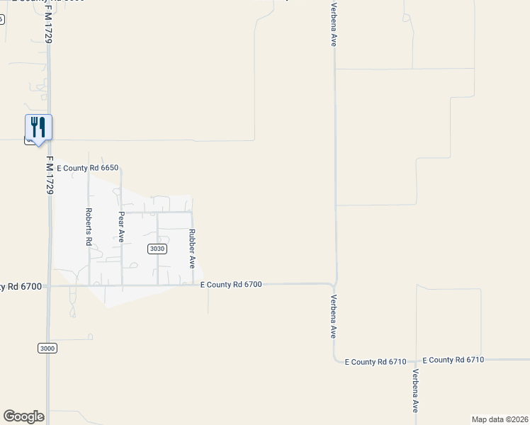 map of restaurants, bars, coffee shops, grocery stores, and more near 1600-1898 Posey Road in Lubbock
