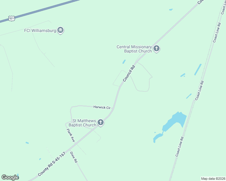 map of restaurants, bars, coffee shops, grocery stores, and more near 464 Council Road in Salters