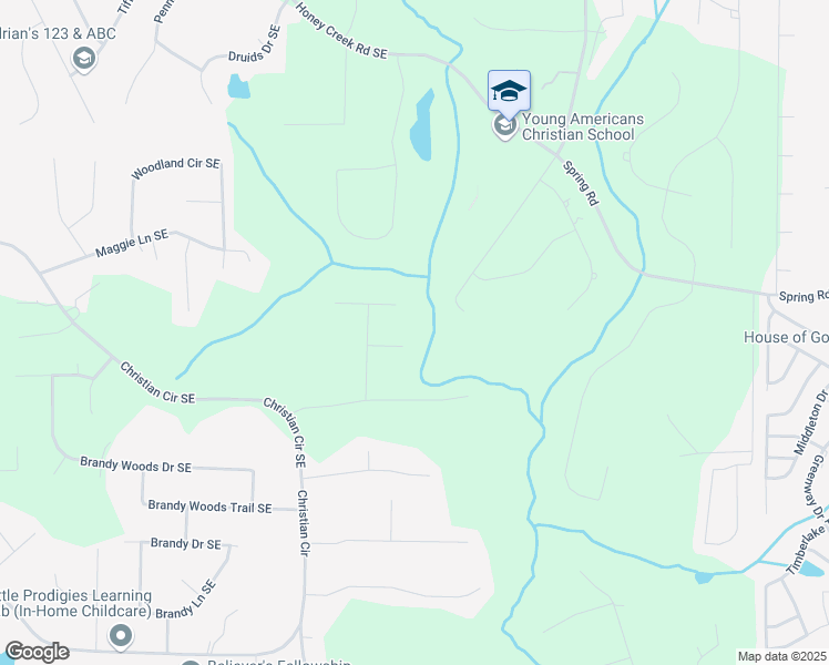 map of restaurants, bars, coffee shops, grocery stores, and more near 1431 Brandy Shoals Court Southeast in Conyers