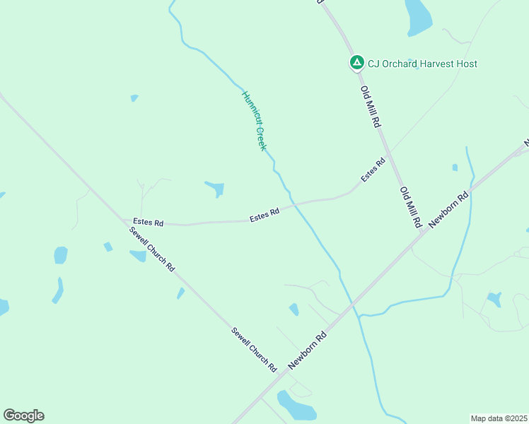 map of restaurants, bars, coffee shops, grocery stores, and more near Estes Road in Morgan County
