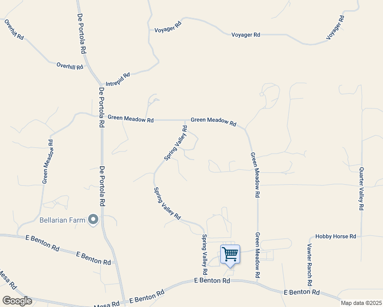 map of restaurants, bars, coffee shops, grocery stores, and more near 37320 Spring Valley Road in Temecula
