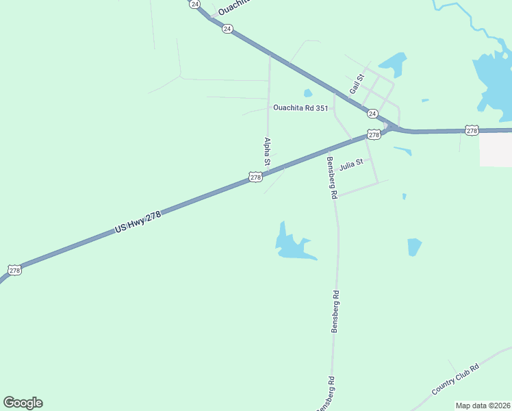 map of restaurants, bars, coffee shops, grocery stores, and more near 134 Ouachita Road 540 in Camden