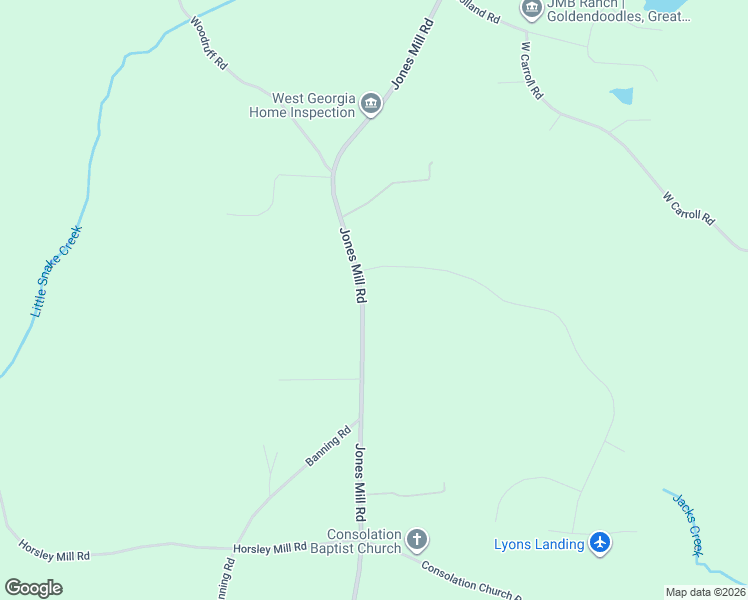 map of restaurants, bars, coffee shops, grocery stores, and more near 3667 Jones Mill Road in Carrollton