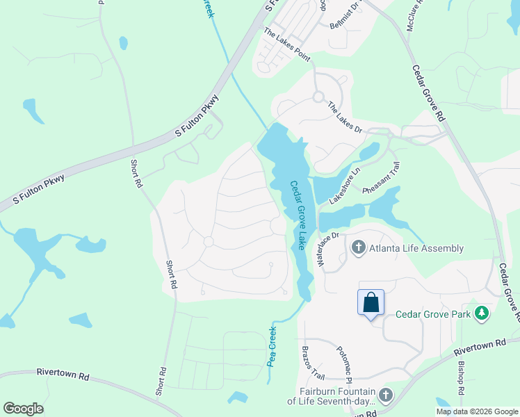 map of restaurants, bars, coffee shops, grocery stores, and more near 7970 Snapwell Dr in Fairburn