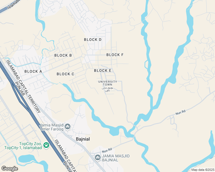 map of restaurants, bars, coffee shops, grocery stores, and more near in Islamabad
