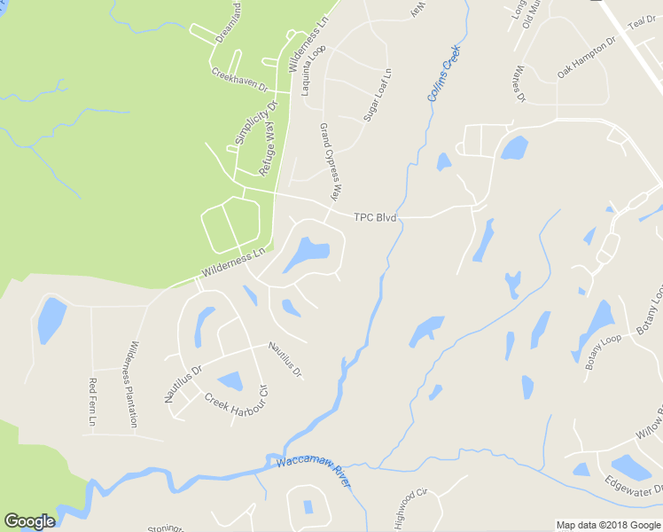 map of restaurants, bars, coffee shops, grocery stores, and more near 161 Low Country Loop in Murrells Inlet
