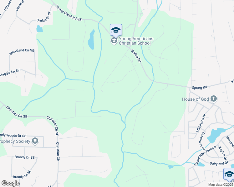 map of restaurants, bars, coffee shops, grocery stores, and more near 211 Lotus Lane in Covington