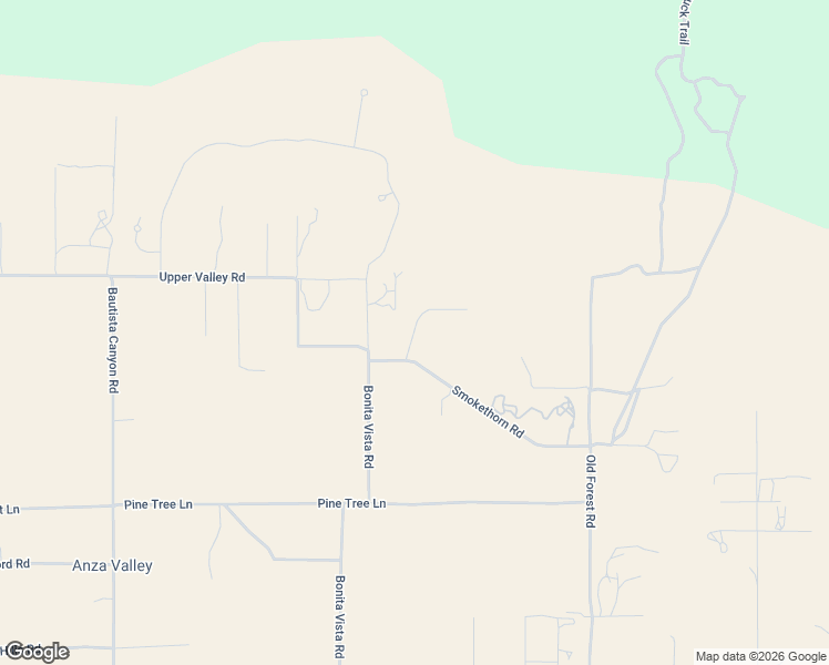 map of restaurants, bars, coffee shops, grocery stores, and more near Sierra Vista Road in Anza