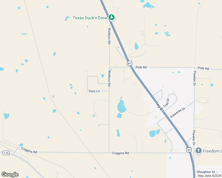 map of restaurants, bars, coffee shops, grocery stores, and more near 517 Watkins Road in Bowie