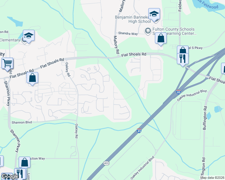 map of restaurants, bars, coffee shops, grocery stores, and more near 3716 Shenfield Drive in Union City