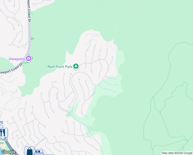 map of restaurants, bars, coffee shops, grocery stores, and more near 39 Tide Watch in Newport Beach