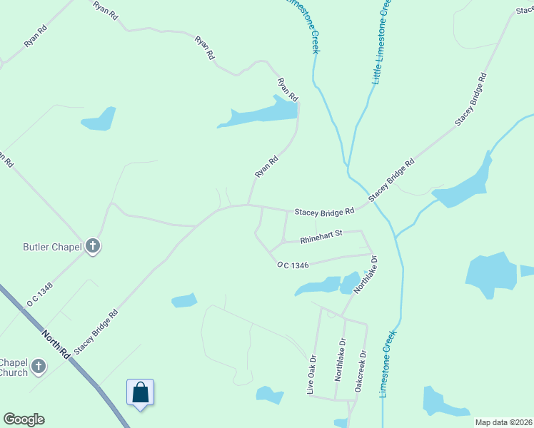 map of restaurants, bars, coffee shops, grocery stores, and more near 107 O C 1346 in Orangeburg