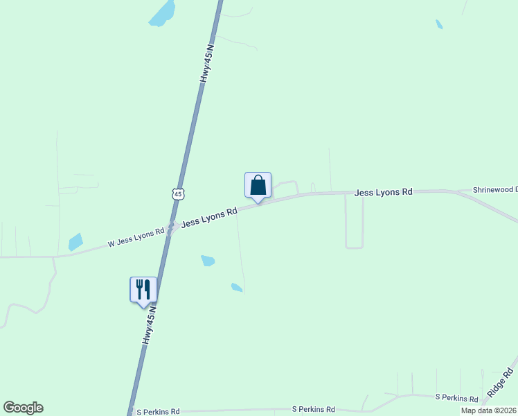 map of restaurants, bars, coffee shops, grocery stores, and more near 1450 Jess Lyons Road in Columbus