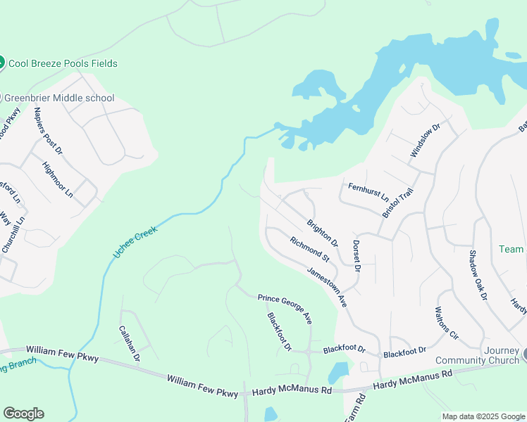 map of restaurants, bars, coffee shops, grocery stores, and more near 1149 Brighton Drive in Evans